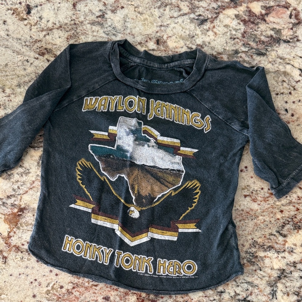 Rowdy Sprout Waylon Jennings tshirt